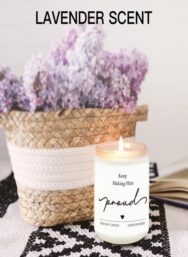 Hakumata Sympathy Gifts, Keep Making Him Proud Memorial Candle Gifts, Bereavement Gift for Loss of Loved One, Anniversary of Passing, Remembrance Gift for Loss of Dad, Brother, Husband, Son - Image 5